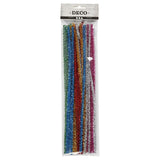 Creativ company chenilledraad sterke kleuren glitter 30cm, 24st. - afbeelding 2