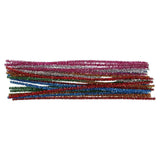 Creativ company chenilledraad sterke kleuren glitter 30cm, 24st. - afbeelding 3