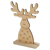 Creativ company houten kerstfiguur rendier - afbeelding 2