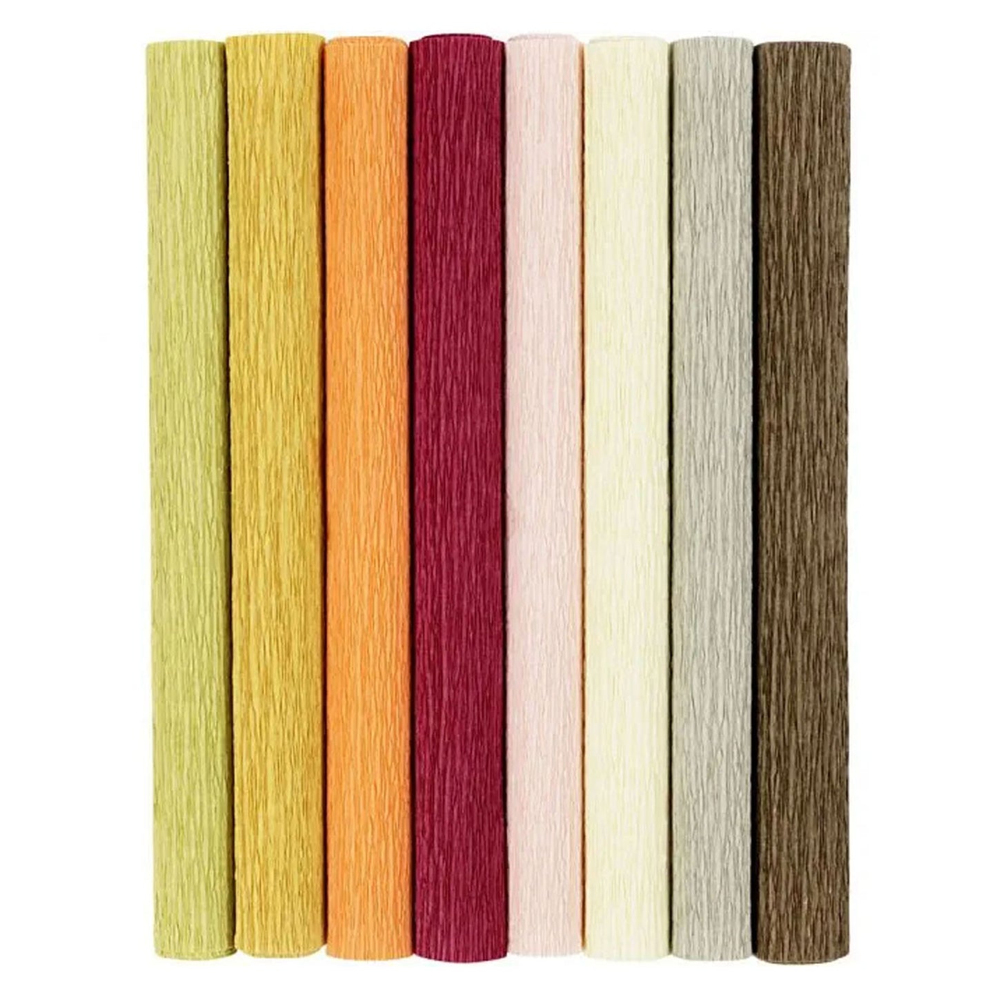 Creativ company crêpepapier, vel 25x60 cm, crêpe-verhouding: 180%, 105 gr, pastelkleuren, 8 vel 1 doos