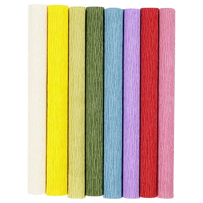 Creativ company crêpepapier standaard kleuren, 8 vellen