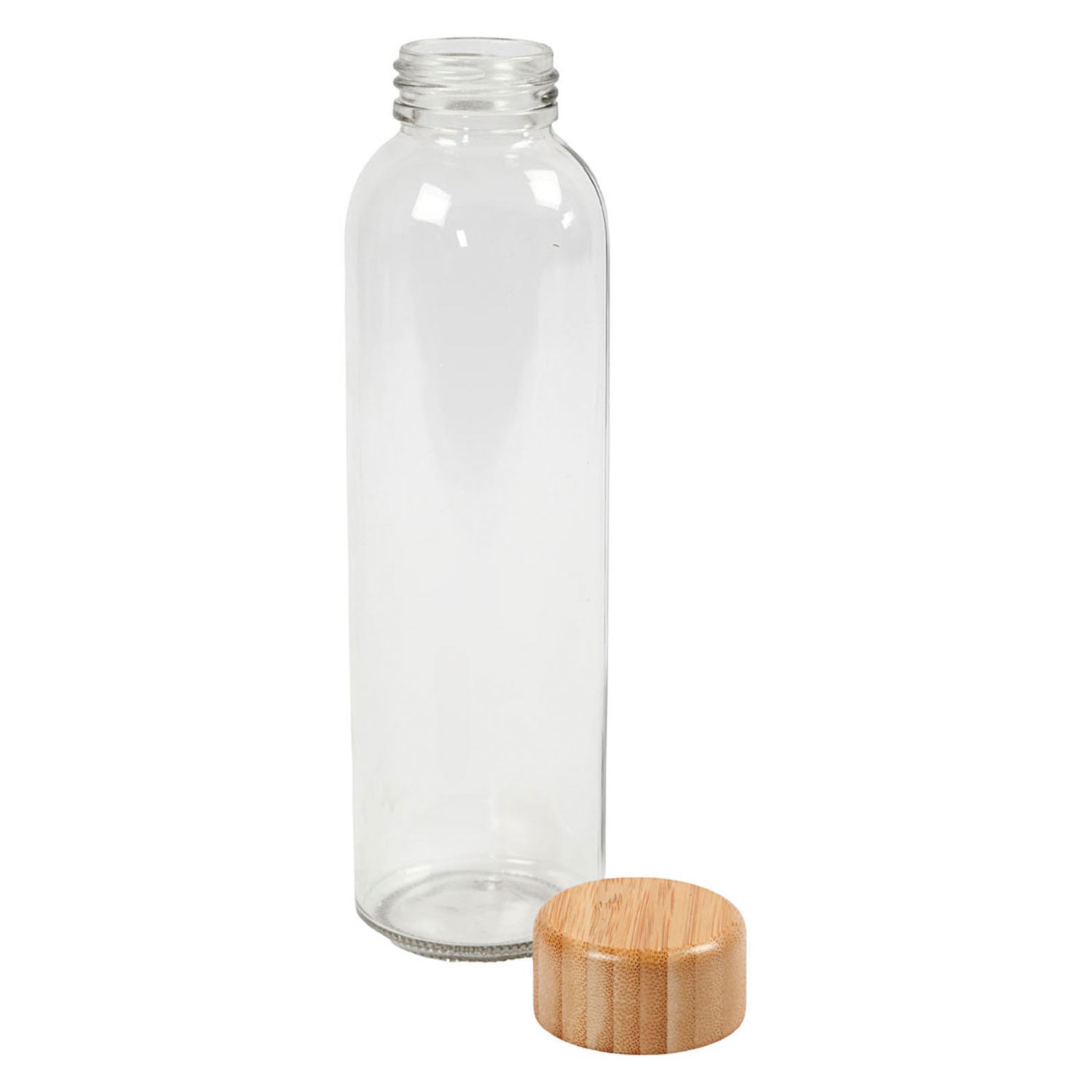 Creativ company waterfles met bamboe deksel