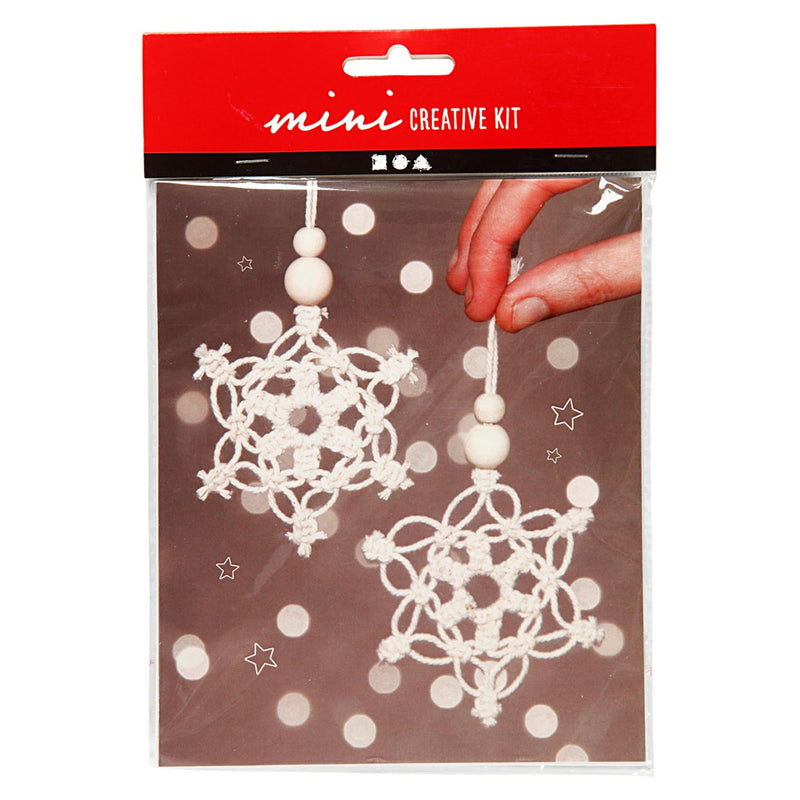 Creativ company https: www.cchobby.nl creative-mini-kit-macrame-sneeuwvlok-h-10-cm-1-doos