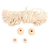 Creativ company mini creative kit macrame sneeuwvlok