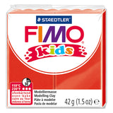 Fimo kids boetseerklei rood, 42gr - afbeelding 1
