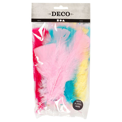 Creativ company veren in diverse kleuren 11-17cm, 18st.