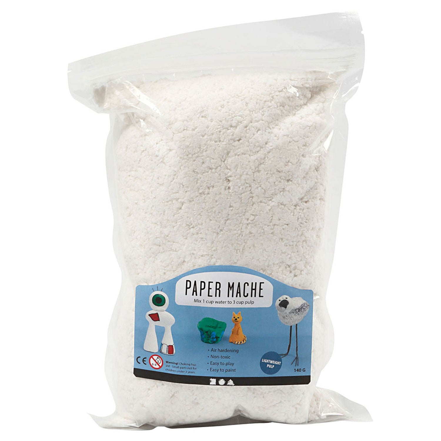 Creativ company papier-maché pulp, 140gr