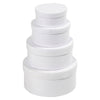 Creativ company ronde dozen van karton, 4 maten