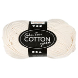 Creativ company katoengaren, off-white, 50gr, 170m - afbeelding 1