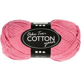 Creativ company katoengaren, donkerroze, 50gr, 170m - afbeelding 1