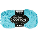 Creativ company katoengaren, turquoise, 50gr, 170m - afbeelding 1