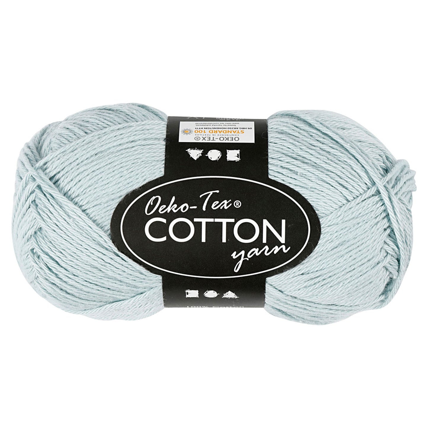 Creativ company katoengaren, zacht blauw, 50gr, 170m