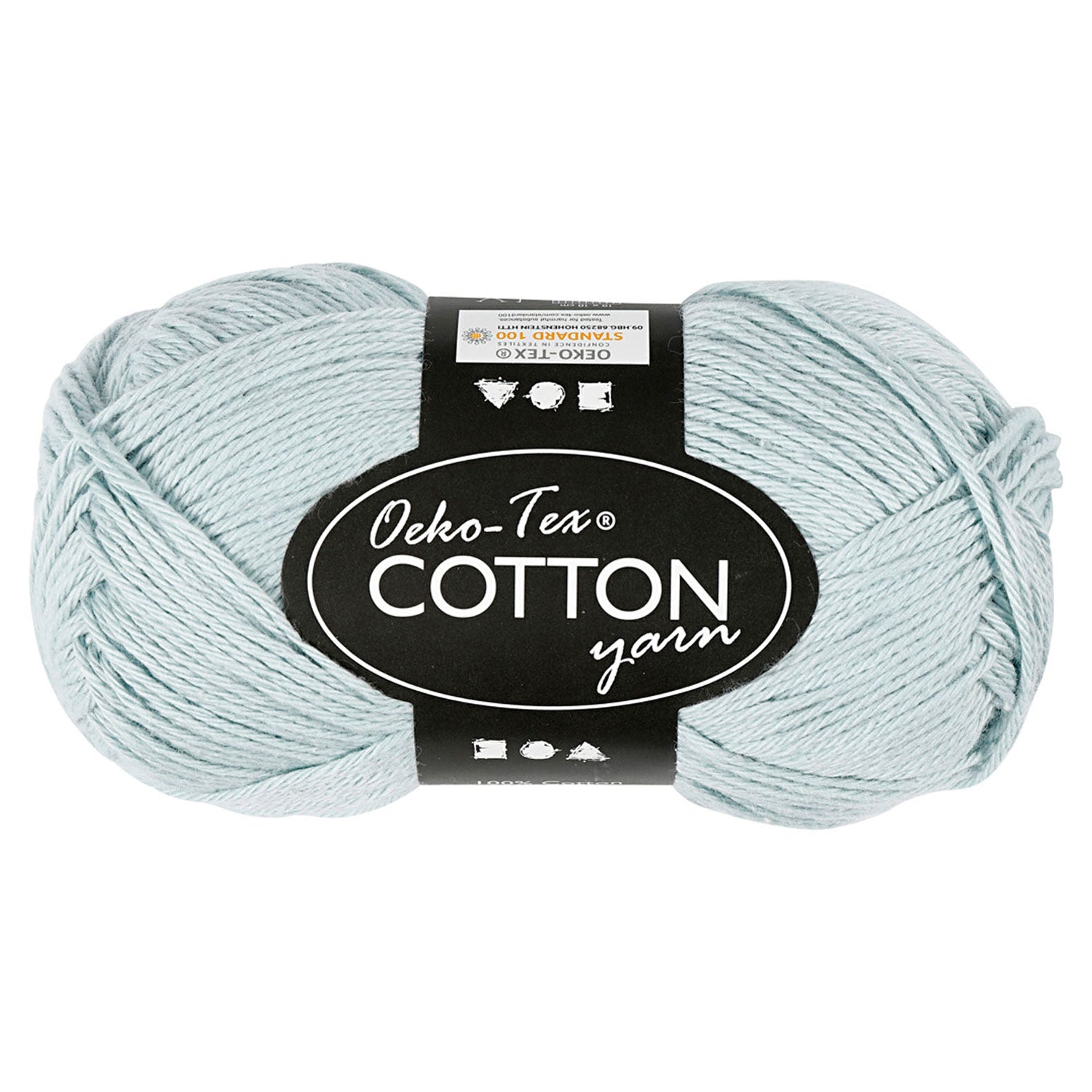 Creativ company katoengaren, zacht blauw, 50gr, 170m