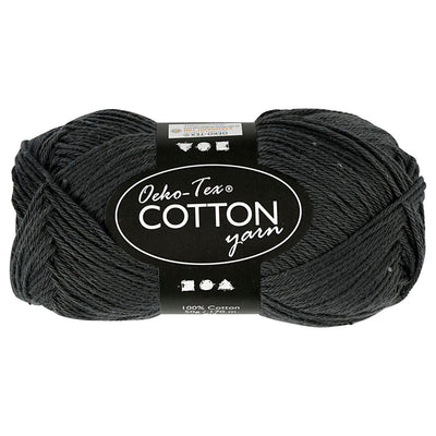 Creativ company katoengaren, antraciet, 50gr, 170m