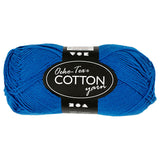 Creativ company katoengaren, kobaltblauw, 50gr, 170m - afbeelding 1