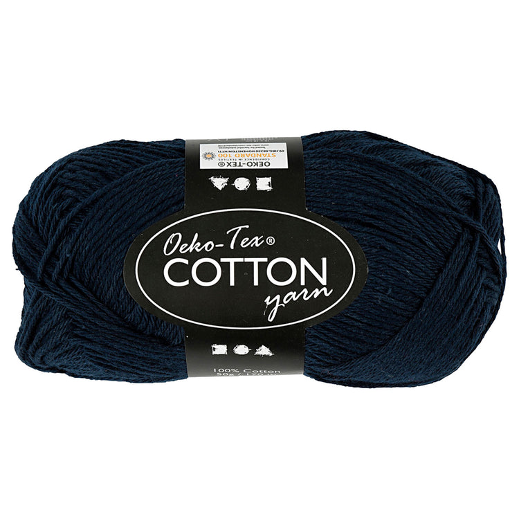 Creativ company katoengaren, donkerblauw, 50gr, 170m