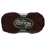 Creativ company katoengaren, donkerbruin, 50gr, 170m - afbeelding 1