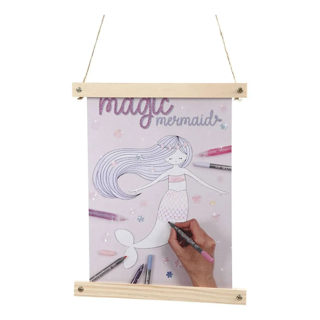 Creativ company houten poster hanger voor a4 formaat.