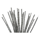 Creativ company chenille zilver 30cm, 24st. - afbeelding 2
