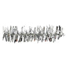 Creativ company chenille zilver 30cm, 24st.