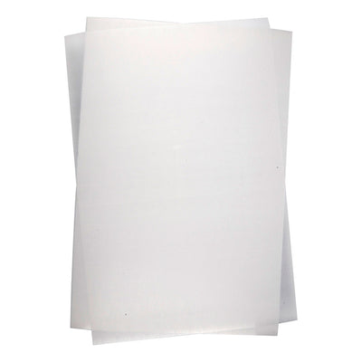 Creativ company krimpfolie transparant glans 20x30cm, 10st.