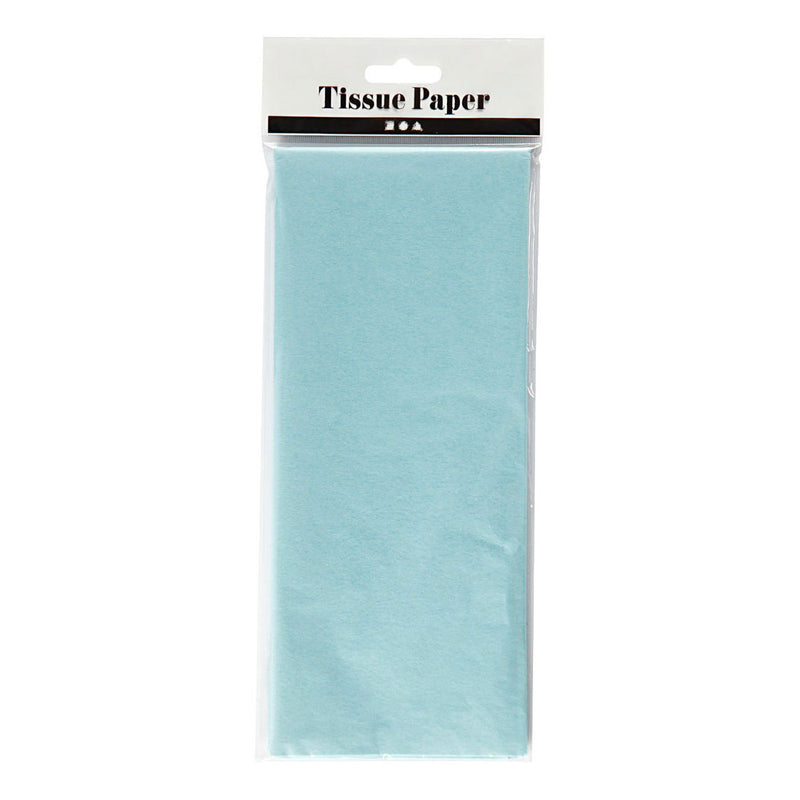 Creativ company tissuepapier lichtblauw 10 vellen 14 gr, 50x70cm