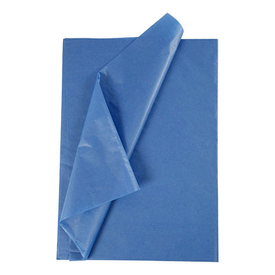 Creativ company tissuepapier, vel 50x70 cm, 17 gr, blauw, 10 vel 1 doos