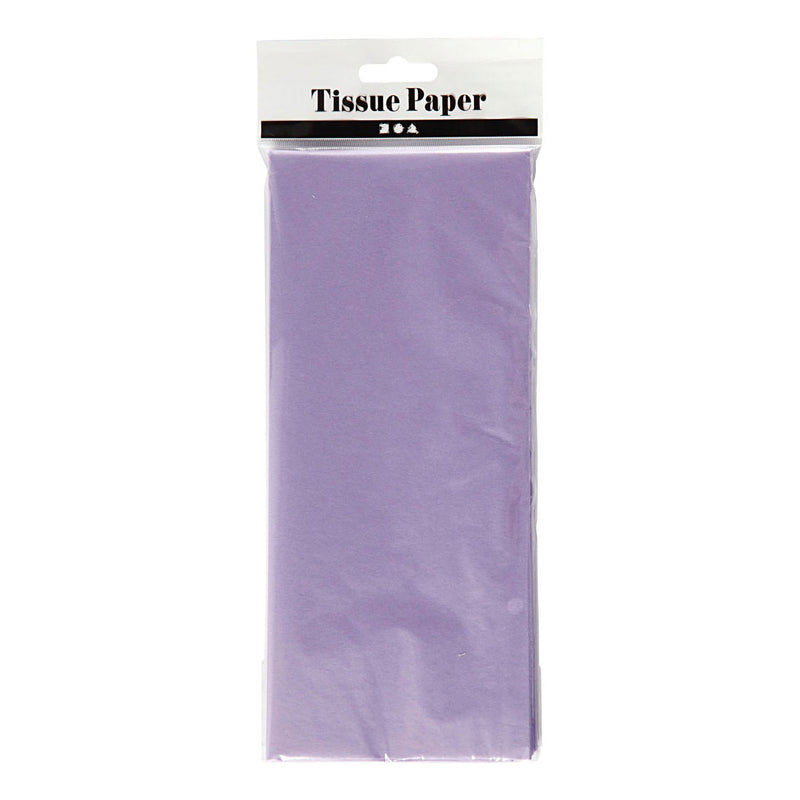 Creativ company tissuepapier lichtpaars 10 vellen 14 gr, 50x70cm