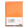 Creativ company kaarten en enveloppen, afmeting kaart 10,5x15 cm, afmeting envelop 11,5x16,5 cm, 110+220 gr, diverse kleuren, 50 set 1 doos