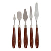 Creativ company paletmessen set, l: 17-23 cm, b: 1,5-2,5 cm, 5 stuk 1 doos