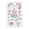 Creativ company diamant stickers eenhoorn, 1 vel