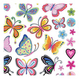 Creativ company stickers bloemen en vlinders, 1 vel - afbeelding 3