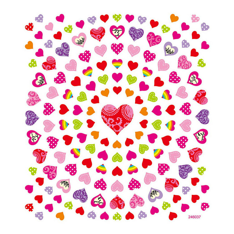 Creativ company stickers kleine harten, 1 vel