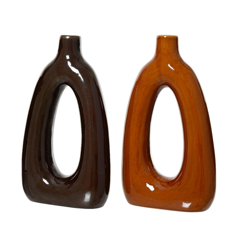 Decoris vaas porselein 7x18,5x31,7cm