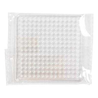 Creativ company strijkkralenbordje helder 7x7cm, 1st.