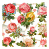 Vintage plaatjes, rozen, vel 16,5x23,5 cm, 2 vel 1 doos