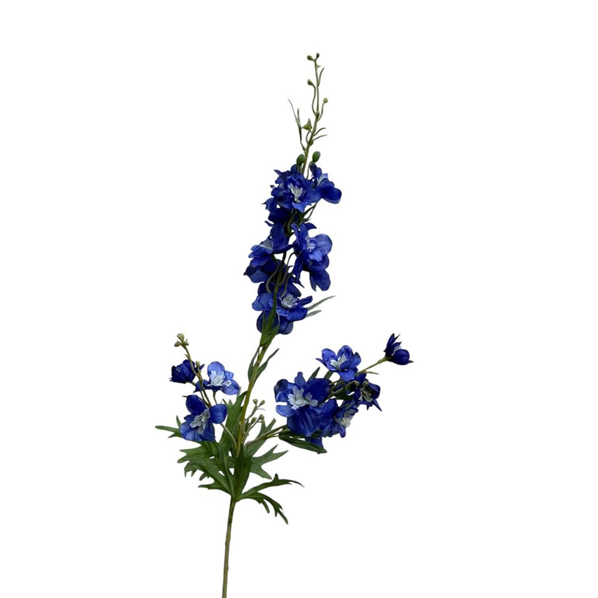 Roberts collection kunstbloem delphinium spray 100cm donkerblauw