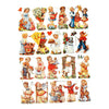Creativ company vintage plaatjes, nostalgische kinderen, vel 16,5x23,5 cm, 2 vel 1 doos