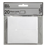 Creativ company naamkaarten off-white, 20st. - afbeelding 2