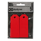Creativ company manilla labels rood, 20st.