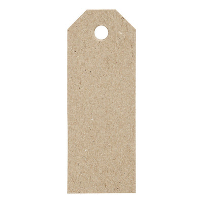 Creativ company manilla-labels, afm 3x8 cm, 220 gr, naturel, 20 stuk 1 doos