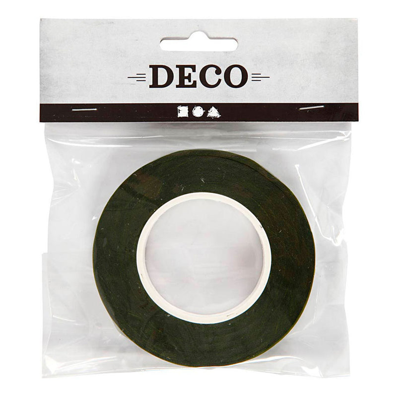 Creativ company floral tape donkergroen, 7m