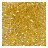 Creativ company https: www.cchobby.nl facet-kralen-d-4-mm-gatgrootte-1-mm-geel-45-stuk-1-doos - afbeelding 2