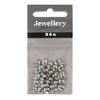 Creativ company metalen hoes verzilverd, 50st.