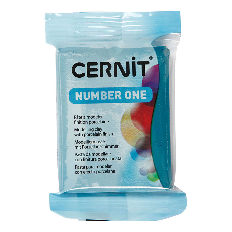 Creativ company cernit boetseerklei duck blue, 56 gram