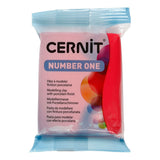 Creativ company cernit boetseerklei rood, 56 gram - afbeelding 1
