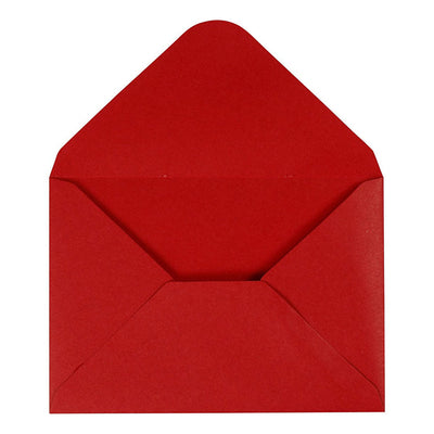 Creativ company enveloppen, afmeting envelop 11,5x16 cm, 110 gr, rood, 10 stuk 1 doos