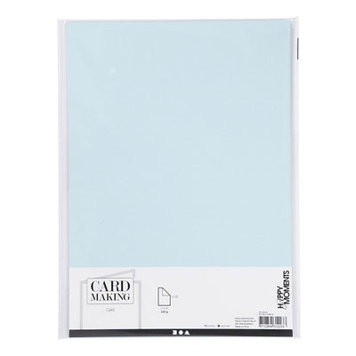 Creativ company karton, a4, vel 210x297 mm, 220 gr, lichtblauw, 10 stuk 1 doos