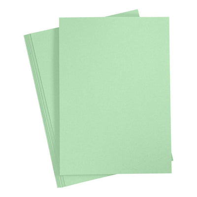 Creativ company karton, a4, vel 210x297 mm, 220 gr, lichtgroen, 10 stuk 1 doos