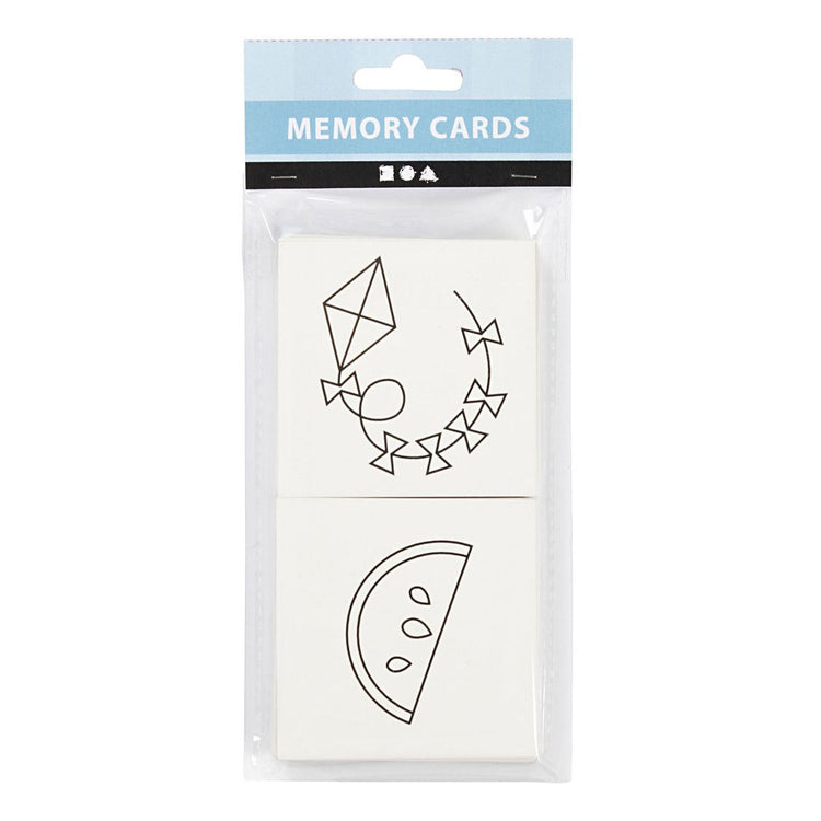 Creativ company http: www.cchobby.nl memory-kaarten-afm-7x7-cm-400-gr-wit-1-set